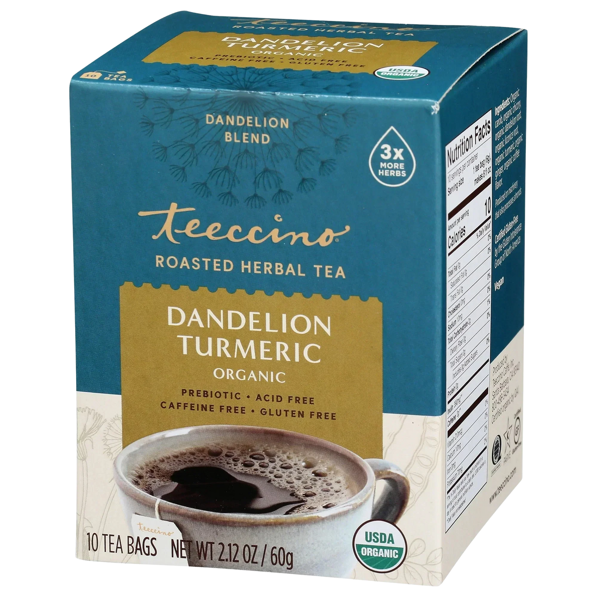 Dandelion Turmeric Roasted Herbal Tea