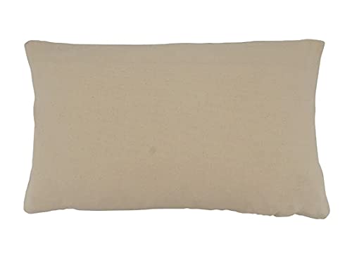 Fennco Styles Woven Striped Tassel Decorative Cotton Throw Pillow - Textured Cushion for Home, Couch, Bedroom, Living Room and Office Décor