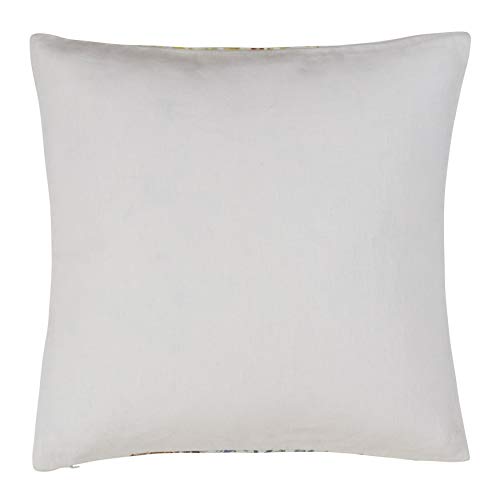 Fennco Styles Watercolor Tropical Phoenix Birds Down-Filled Linen Throw Pillow - 20"x20"