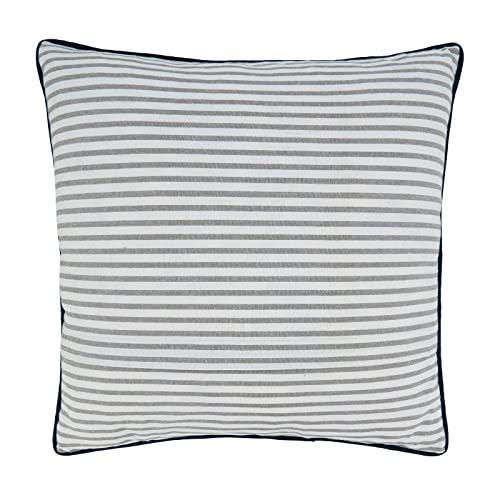 Fennco Styles Summer Sandals, Relax, Live, Laugh Cotton Decorative Throw Pillow Cover 18" W x 18" L - Multicolored Cushion Case for Home, Couch, Bedroom and Living Room