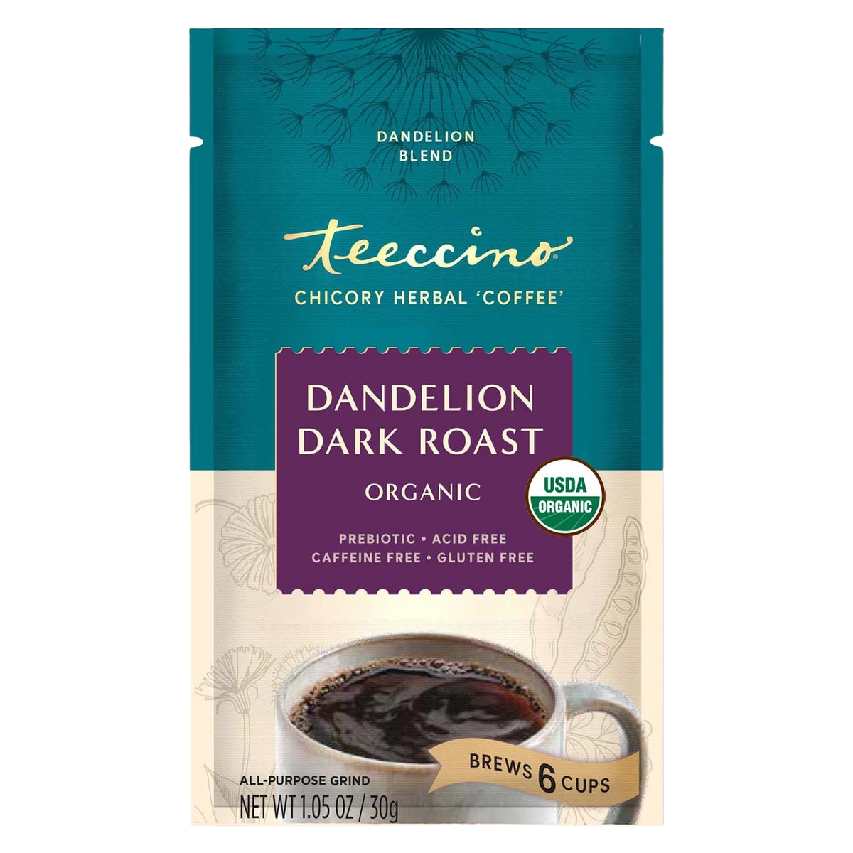 Dandelion Dark Roast Herbal Coffee