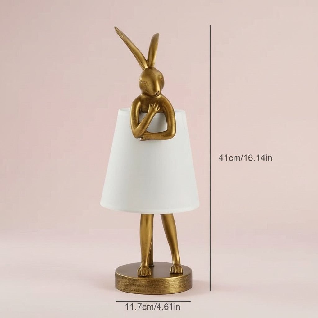 Modern Bunny Table Lamp with Adjustable Light