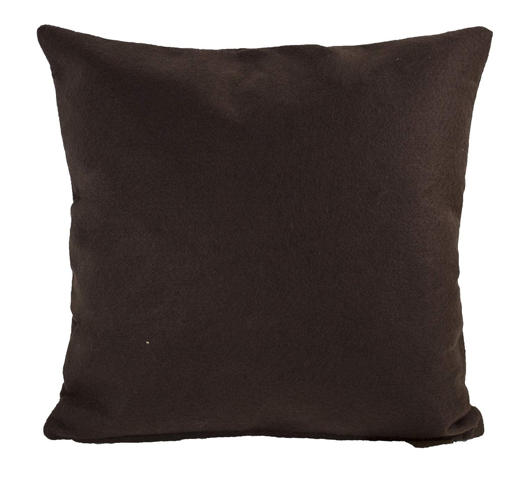 Fennco Styles Sara's Garden Petal Decorative Throw Pillow. 17 Inch Square.