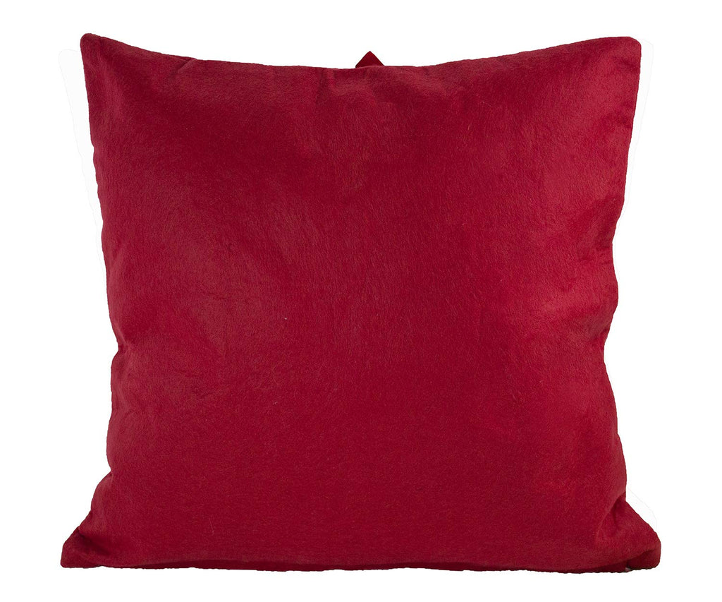 Fennco Styles Sara's Garden Petal Decorative Throw Pillow. 17 Inch Square.