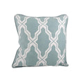 Fennco Styles Yasmina Moroccan Decorative Down Filled Linen Blend Throw Pillow, 18-inch Square