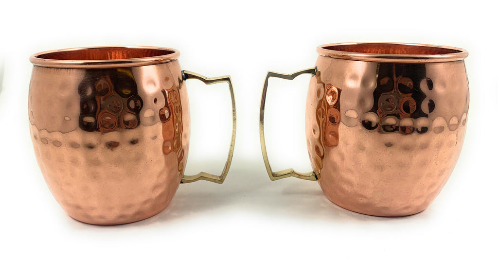 Vibhsa Handcrafted Moscow Mule Mugs, Set of 4