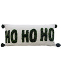 Vibhsa Christmas Pillow for Holidays, 32"x 14" HOHOHO Embroidered