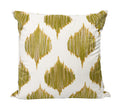 Fennco Styles Stitched Ink Blot Amable Design Cotton Down Filled Throw Pillow 20" W x 20" L