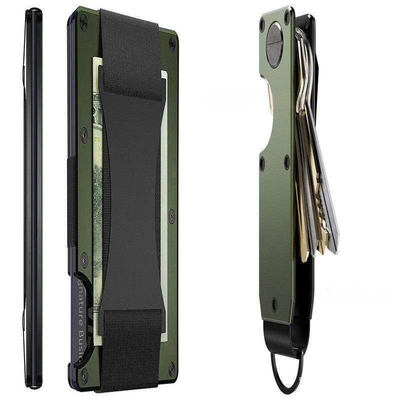 Carbon Fiber Wallet - RFID Blocking Metal Card Holder