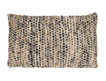 Fennco Styles Striped Design 100% Cotton Decorative Throw Pillow Cover 16" W x 24" L - Natural Woven Textured Cushion Case for Home, Couch, Bedroom, Living Room and Office Décor