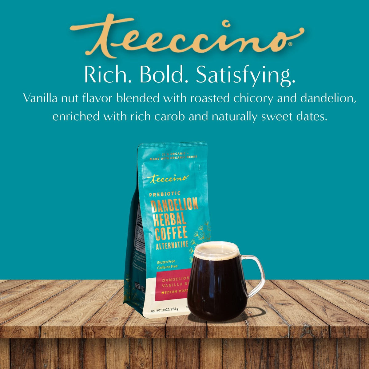 Dandelion Vanilla Nut Herbal Coffee
