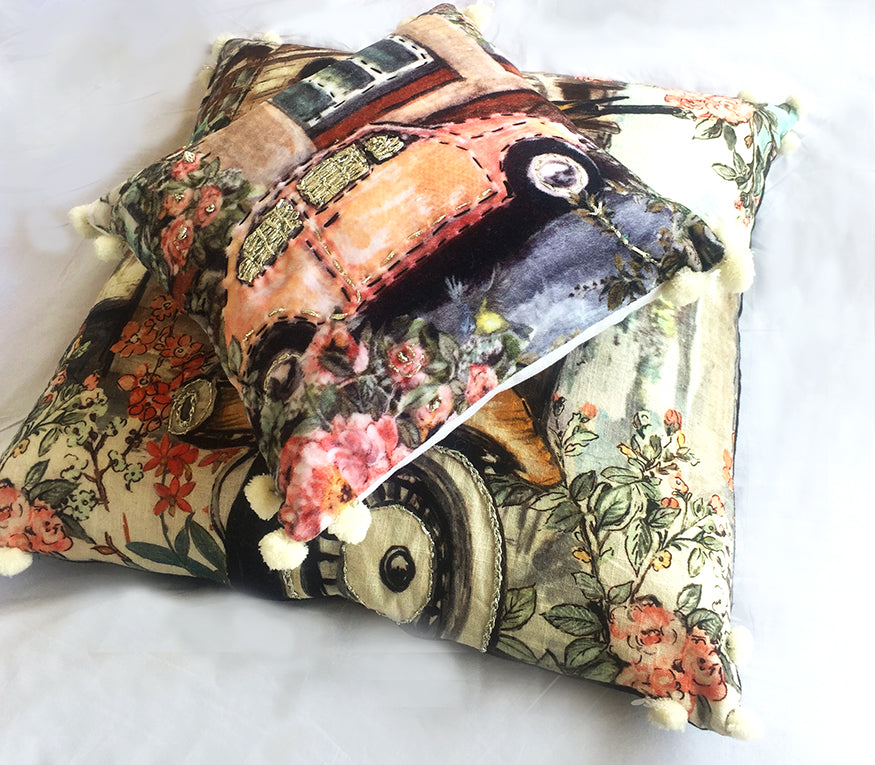 Vibhsa Decorative Small Throw Pillow 12" X 12"