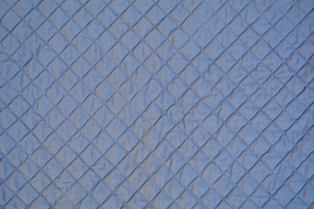 Tache Solid Light Gray Silver Diamond Stitch Bubble Quilted Bedspread Set (DXJ109038-2)
