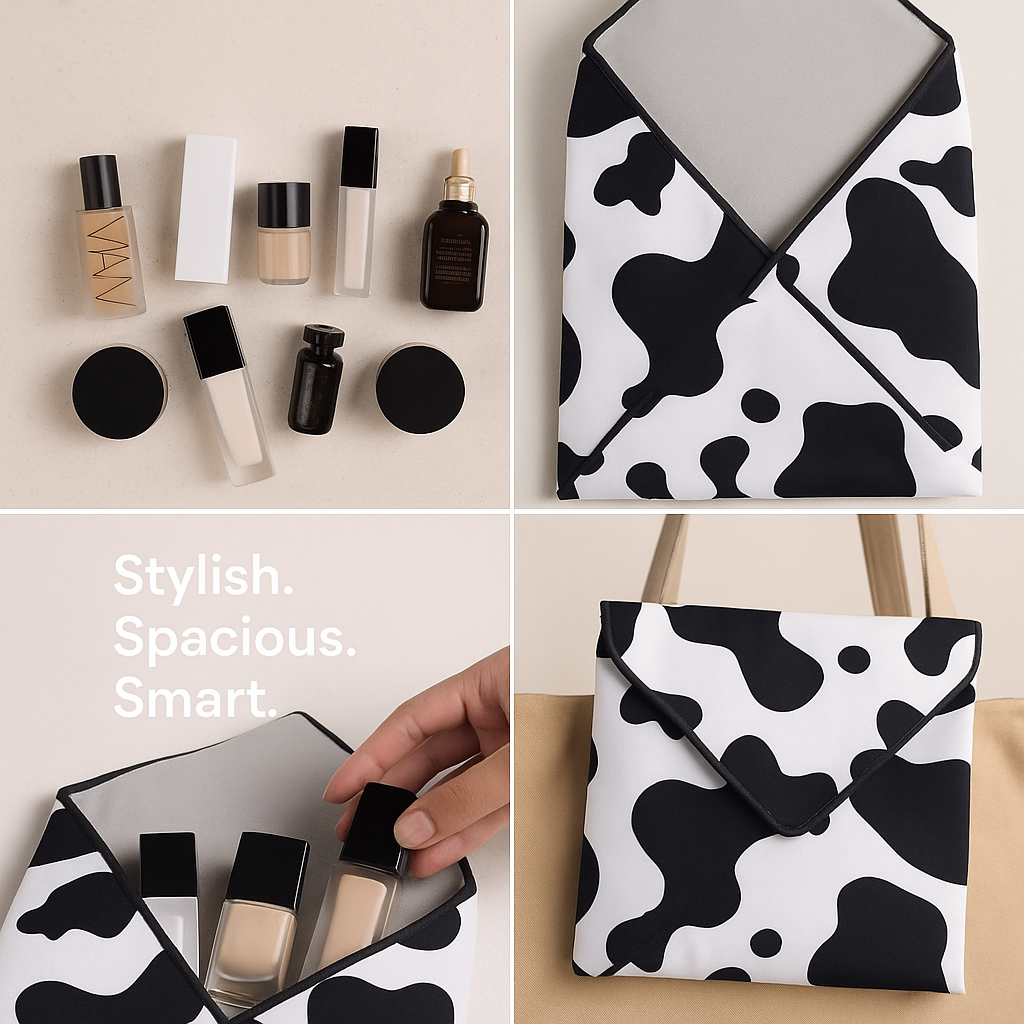 Travel fine Fabric Magic Self-Adhesive makeup Organiser