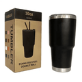 30oz Stainless Steel Tumblers – Insulated Travel Mug with Lid
