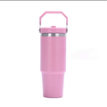 Tumbler with Flip up Straw  30 oz