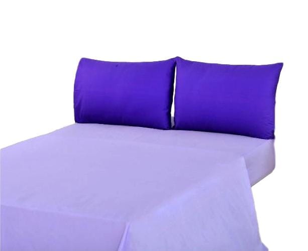 Tache Cotton Lavender Purple Bed Sheet Set (BS4PC-PP)